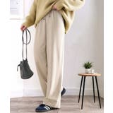 裏ピーチ起毛！＋3度に包まれて。暖かコットンイージーフレアパンツ | Classical Elf  | 詳細画像30 