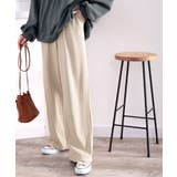 裏ピーチ起毛！＋3度に包まれて。暖かコットンイージーフレアパンツ | Classical Elf  | 詳細画像38 