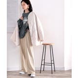 裏ピーチ起毛！＋3度に包まれて。暖かコットンイージーフレアパンツ | Classical Elf  | 詳細画像40 