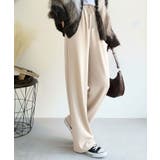 裏ピーチ起毛！＋3度に包まれて。暖かコットンイージーフレアパンツ | Classical Elf  | 詳細画像44 