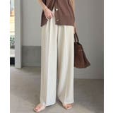 【2点セット】さらっと素材で上品に決まる。ダブルテーラードジレ×タックパンツセッ… | Classical Elf  | 詳細画像9 