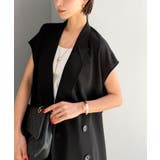 【2点セット】さらっと素材で上品に決まる。ダブルテーラードジレ×タックパンツセッ… | Classical Elf  | 詳細画像21 