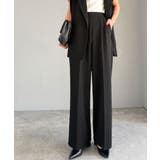 【2点セット】さらっと素材で上品に決まる。ダブルテーラードジレ×タックパンツセッ… | Classical Elf  | 詳細画像22 