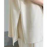 【2点セット】さらっと素材で上品に決まる。ダブルテーラードジレ×タックパンツセッ… | Classical Elf  | 詳細画像26 