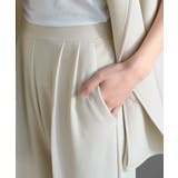 【2点セット】さらっと素材で上品に決まる。ダブルテーラードジレ×タックパンツセッ… | Classical Elf  | 詳細画像28 