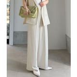 【2点セット】さらっと素材で上品に決まる。ダブルテーラードジレ×タックパンツセッ… | Classical Elf  | 詳細画像7 