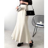 アイボリー | フレアシルエットで360度美人見え♪ダブルクロス素材バックシャーリングマーメイド… | Classical Elf 