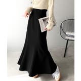 フレアシルエットで360度美人見え♪ダブルクロス素材バックシャーリングマーメイド… | Classical Elf  | 詳細画像12 