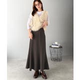 フレアシルエットで360度美人見え♪ダブルクロス素材バックシャーリングマーメイド… | Classical Elf  | 詳細画像22 