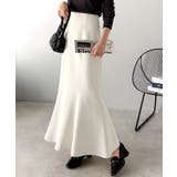 フレアシルエットで360度美人見え♪ダブルクロス素材バックシャーリングマーメイド… | Classical Elf  | 詳細画像1 