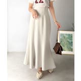 フレアシルエットで360度美人見え♪ダブルクロス素材バックシャーリングマーメイド… | Classical Elf  | 詳細画像5 