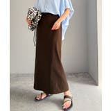 ブラウン | 【吸水速乾 防シワ機能付き】お手入れラクチン♪縦ライン強調で、すっきり細見え。ウ… | Classical Elf