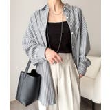 Happyストライプ！ワンポイント刺繍オーバーシャツ | Classical Elf  | 詳細画像16 