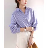 Happyストライプ！ワンポイント刺繍オーバーシャツ | Classical Elf  | 詳細画像30 