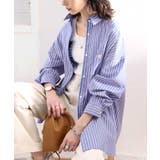 Happyストライプ！ワンポイント刺繍オーバーシャツ | Classical Elf  | 詳細画像31 