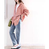 Happyストライプ！ワンポイント刺繍オーバーシャツ | Classical Elf  | 詳細画像52 