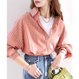 Happyストライプ！ワンポイント刺繍オーバーシャツ | Classical Elf  | 詳細画像53 