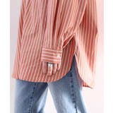 Happyストライプ！ワンポイント刺繍オーバーシャツ | Classical Elf  | 詳細画像56 