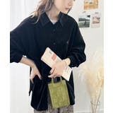 こっくり秋感。ワンポイント刺繍細コーデュロイオーバーシャツ | Classical Elf  | 詳細画像14 