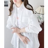 リラックスムード溢れるオーバーサイズ。立体胸ポケットシアーシャツ | Classical Elf | 詳細画像5