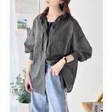 リラックスムード溢れるオーバーサイズ。立体胸ポケットシアーシャツ | Classical Elf | 詳細画像8