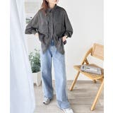 リラックスムード溢れるオーバーサイズ。立体胸ポケットシアーシャツ | Classical Elf | 詳細画像9