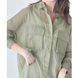 リラックスムード溢れるオーバーサイズ。立体胸ポケットシアーシャツ | Classical Elf | 詳細画像11