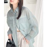 リラックスムード溢れるオーバーサイズ。立体胸ポケットシアーシャツ | Classical Elf | 詳細画像14