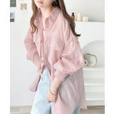 リラックスムード溢れるオーバーサイズ。立体胸ポケットシアーシャツ | Classical Elf | 詳細画像20