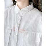 リラックスムード溢れるオーバーサイズ。立体胸ポケットシアーシャツ | Classical Elf | 詳細画像21