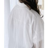 リラックスムード溢れるオーバーサイズ。立体胸ポケットシアーシャツ | Classical Elf | 詳細画像23