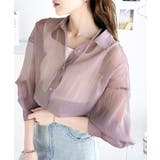 大人モード煌めく、シャイニーシアーブラウス | Classical Elf | 詳細画像9