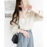 大人モード煌めく、シャイニーシアーブラウス | Classical Elf | 詳細画像13