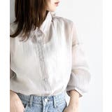 大人モード煌めく、シャイニーシアーブラウス | Classical Elf | 詳細画像4