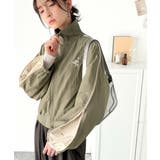 大人スポーティMIX。胸刺繍入り袖ファスナー配色ナイロンジャケット | Classical Elf | 詳細画像24