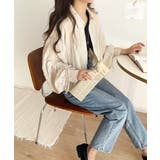 上品な抜け感と自由なアレンジ叶う。2wayカラー袖シャーリングシアー素材シャツブ… | Classical Elf | 詳細画像16