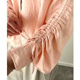 上品な抜け感と自由なアレンジ叶う。2wayカラー袖シャーリングシアー素材シャツブ… | Classical Elf | 詳細画像27