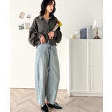 上品な抜け感と自由なアレンジ叶う。2wayカラー袖シャーリングシアー素材シャツブ… | Classical Elf | 詳細画像3