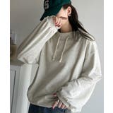 大人カジュアルをアップデート。フェイクフードスタンドネック裏毛プルオーバー | Classical Elf | 詳細画像10