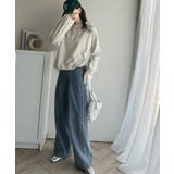 大人カジュアルをアップデート。フェイクフードスタンドネック裏毛プルオーバー | Classical Elf | 詳細画像13