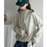 大人カジュアルをアップデート。フェイクフードスタンドネック裏毛プルオーバー | Classical Elf | 詳細画像14