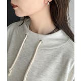 大人カジュアルをアップデート。フェイクフードスタンドネック裏毛プルオーバー | Classical Elf | 詳細画像16