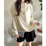 大人カジュアルをアップデート。フェイクフードスタンドネック裏毛プルオーバー | Classical Elf | 詳細画像1