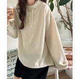 大人カジュアルをアップデート。フェイクフードスタンドネック裏毛プルオーバー | Classical Elf | 詳細画像2