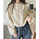 大人カジュアルをアップデート。フェイクフードスタンドネック裏毛プルオーバー | Classical Elf | 詳細画像3