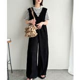 存在感ある凹凸ジャガード☆前後2way裾ドロストサロペット | Classical Elf  | 詳細画像5 