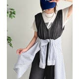 存在感ある凹凸ジャガード☆前後2way裾ドロストサロペット | Classical Elf  | 詳細画像10 