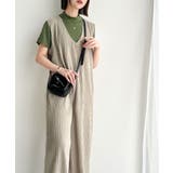 存在感ある凹凸ジャガード☆前後2way裾ドロストサロペット | Classical Elf  | 詳細画像25 