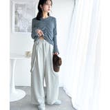 大人の魅力を引き立てる。胸シャーリングジャガードトップス(長袖) | Classical Elf | 詳細画像20