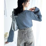 大人の魅力を引き立てる。胸シャーリングジャガードトップス(長袖) | Classical Elf | 詳細画像23